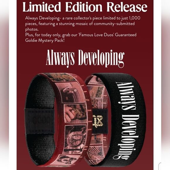 ZOX "ALWAYS DEVELOPING" #475/1000 Turtle Cat Dog SOLD OUT Collectible Wristband - Picture 4 of 16